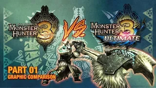 MHTri vs MH3U graphic comparison Part 1