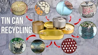 8 IDEAS of what to make from tin cans, tin cans crafts, tin can decor, tin can recycling