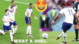 Marcus Rashford’s Freekick Goal in England vs Wales 🤯🚀.