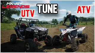 MX VS ATV Legends- ATV and UTV Tune Setup