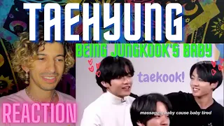 Taehyung being Jungkook's Baby for 15 Minutes Straight | REACTION |Taekook