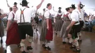 German couples dance at Oktoberfest in Cleveland
