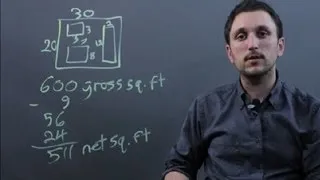 Net Square Feet vs. Gross Square Feet : Math & Geometry Tips