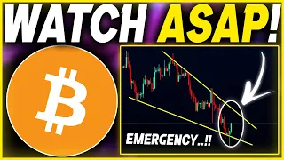 BITCOIN: EMERGENCY!!!!!!! FALLING WEDGE...?!!!!!!! 😱😱😱 Bitcoin Price Prediction + BTC Analysis