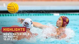 Men’s Water Polo - USC 16, Pacific 6: Highlights (10/1/23)