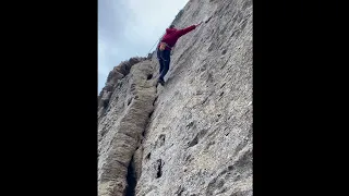 Climbing in Azerbaijan. Another training day in Nardaran village .