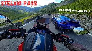 Riding full THROTTLE to the top of the STELVIO PASS - Yamaha Tracer 7 Quickshifter