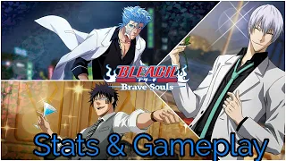 White Day Gin , Grimmjow and Shuhei Remakes Stats & Gameplay - Bleach Brave Souls