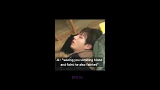 BTS Imagine - When you cough up blood and then you faint after an argument