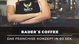 Existenzgründung mit mobiler Coffeebar – Franchise mit Bader´s Coffee in 60 Sek. erklärt