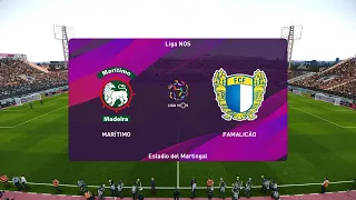 PES 2020 | Maritimo vs Famalicao - Liga Nos | 25/07/2020 | 1080p 60FPS