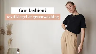 FAIR FASHION erkennen | Greenwashing & Textilsiegel