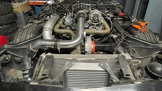 C4 Corvette LS Turbo Episode 5 exhaust, intake plumbing