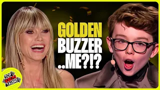 YOUNGEST GOLDEN BUZZER Auditions on Got Talent 2023!
