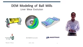 DEM Modeling of Ball Mills - Liner Wear Evolution