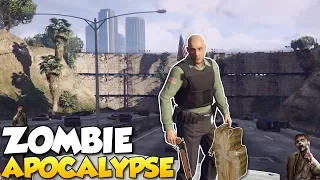 ZOMBIE APOCALYPSE?! - GTA 5 Mods Gameplay - Zombie Apocalypse Mod Multiplayer Roleplay