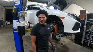 10TH Gen Big Brake Kit RAF SPAZZES ON CAMERA MAN