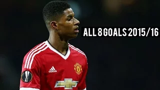 Marcus Rashford - All 8 Goals 2015/2016 HD