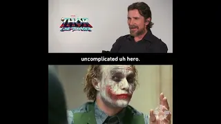 We made Christian Bale giggle with a Batman joke