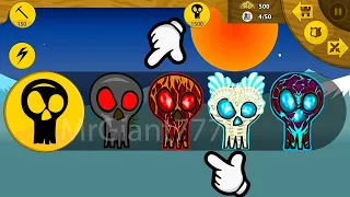 SUMMON GIANT 4 SKIN VAMP, LAVA, DEMON, FINAL BOSS KILL ALL ENEMY | Stick War Legacy Mod | MrGiant777