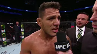 UFC 215: Rafael Dos Anjos Octagon Interview