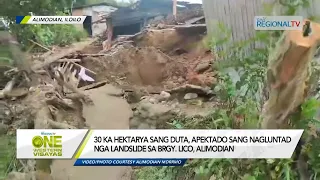 One Western Visayas: 30 ka Hektarya sang Duta, Apektado sang Landslide sa Brgy. Lico, Alimodian