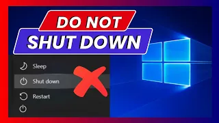 Shut Down the Right Way • ShutDown DOES NOT ShutDown your PC • Don't Shutdown Windows 10 Windows 11