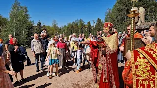 Неделя св. жен-мироносиц. Крестный ход. Токсово 19.05.2024