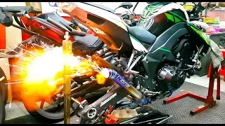 KOMPILASI TERHEBAT BUNYI EXHAUST SUPERBIKE DARI 200cc HINGGA 1500cc