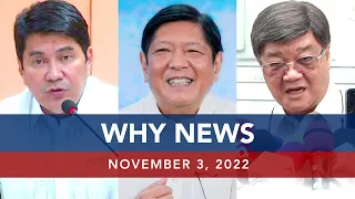 UNTV: Why News | November 3, 2022