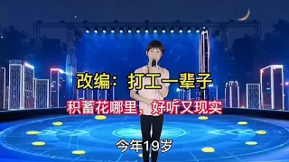 改编一首《打工一辈子》，积蓄花哪里，现实又好听！配音视频