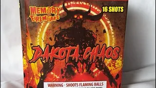 Dakota Chaos 200G firework Memory Fireworks hits hard!