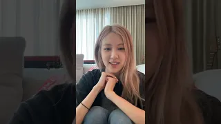 230808 블랙핑크 로제 인스타 라이브 BLACKPINK Rosé Instagram Live