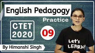 Target CTET-2020 | English Pedagogy Practice | Class-09