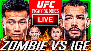 🔴 UFC Vegas 29 Korean Zombie vs Dan Ige + Oleinik vs Spivak LIVE FIGHT BUDDIES | THE MMA-HOLES