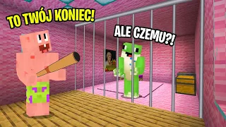 PATRYK OSZUKAŁ MNIE i UWIĘZIŁ w WIĘZIENIU w Minecraft!