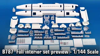 1/144 B787 Full interior set - Preview