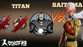 One Punch Man - Saitama Vs Titan And Bodyguards Shadow Fight 2