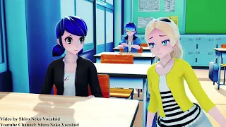 【MMD Miraculous】Can you pass this sound?【Marinette×Adrien】【60fps】