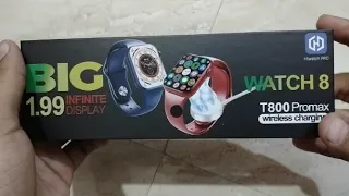 T800 promax smartwatch unboxing, t800promax series 8 smartwatch, series 8 smartwatch, price - 1150