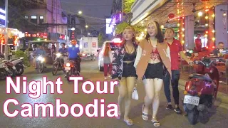 Cambodia Nightlife Walking Tour In Phnom Penh 2023 | The Great Walk