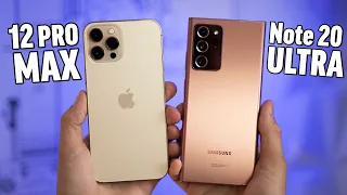 iPhone 12 Pro Max vs Note 20 Ultra - Full Comparison!