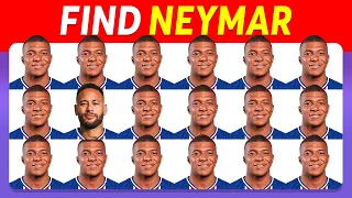 Find the ODD ONE OUT...! ⚽ Special FOOTBALL | Find Neymar, Mbappé, Ronaldo, Messi