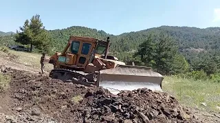 dozer work forest road construction #dozer #bulldozer #heavyequipment #explore #machine #caterpillar