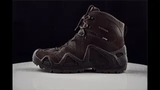 Review: Lowa Zephyr GTX MID TF, Dark Brown, 360° View.