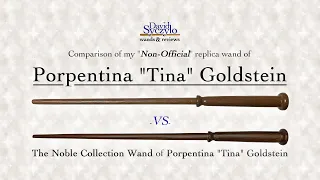 Tina Goldstein Wand - Non-Official vs The Noble Collection