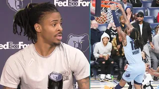 Ja Morant on his dunk on Wemby: "That's what everyone wanted, so that's my late Christmas gift"