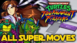 TMNT Tournament Fighters (SNES) All Super Moves