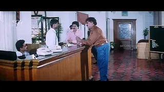 Tiger Prabhakar Inspecting Lodge | Comedy Scene | Mysore Huli Kannada Movie | Sarigama Viji