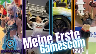 GAMESCOM 2023 VLOG -  MEINE ERSTE GAMESCOM - Gamescom 2023 TAG 2